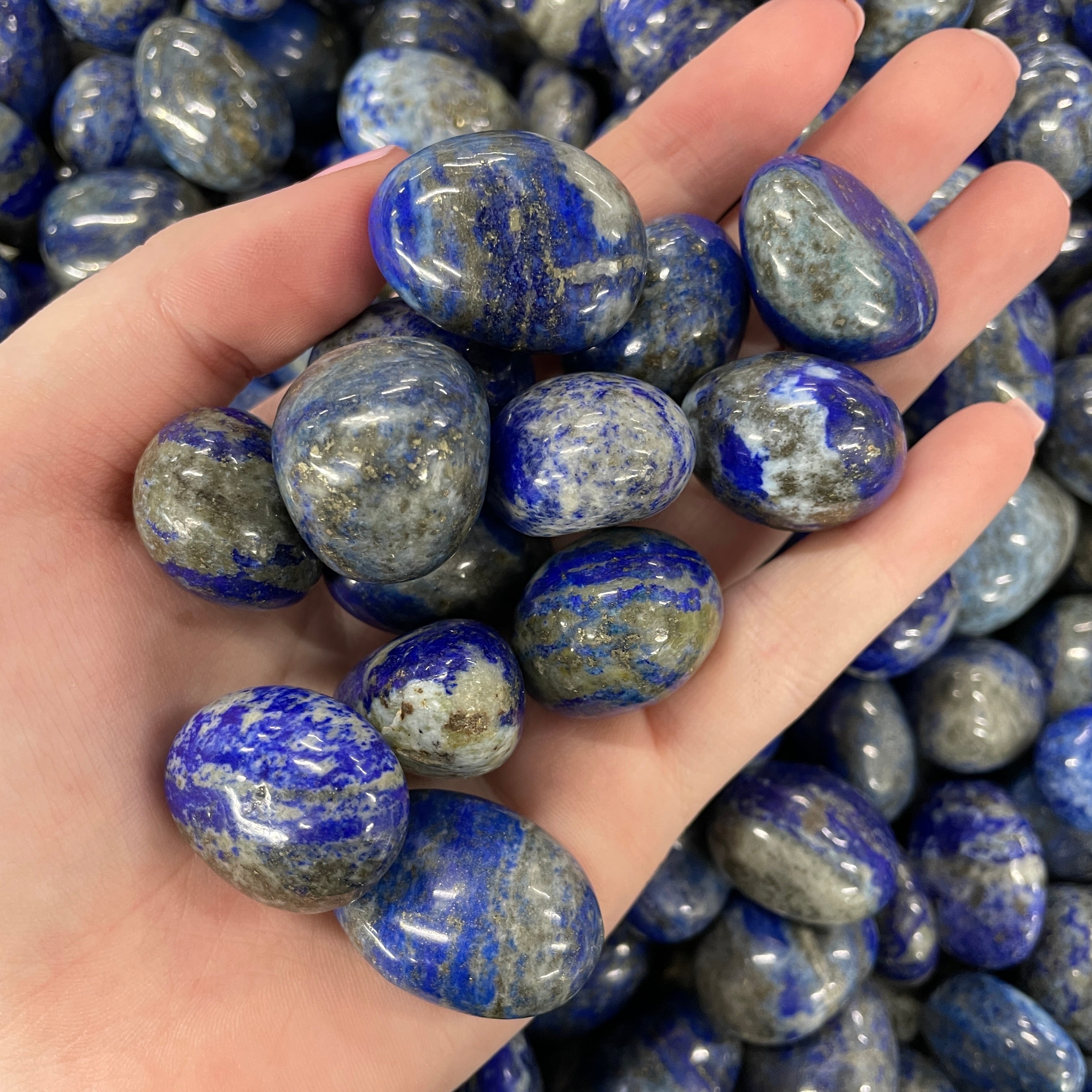 Lapis - Q1/A - Tumbled - 1 KG Lapis - Q1/A - Tumbled - 1 KG